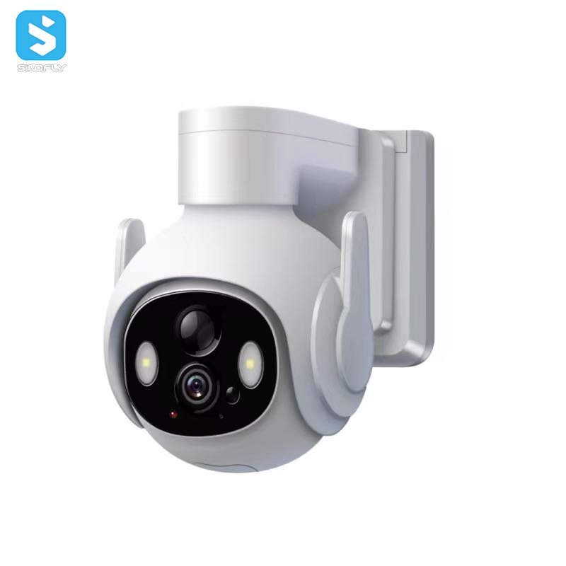 Outdoor CCTV Surveillance Security Network Camera Motion Detect Auto Tracking 10000mah Low-Power Battery PTZ Wifi Solar Camera