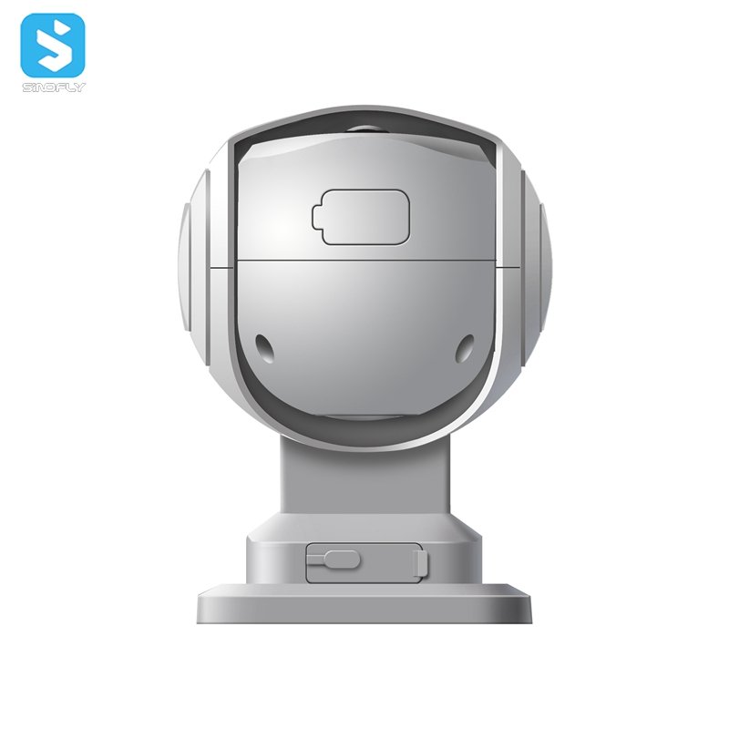Outdoor CCTV Surveillance Security Network Camera Motion Detect Auto Tracking 10000mah Low-Power Battery PTZ Wifi Solar Camera
