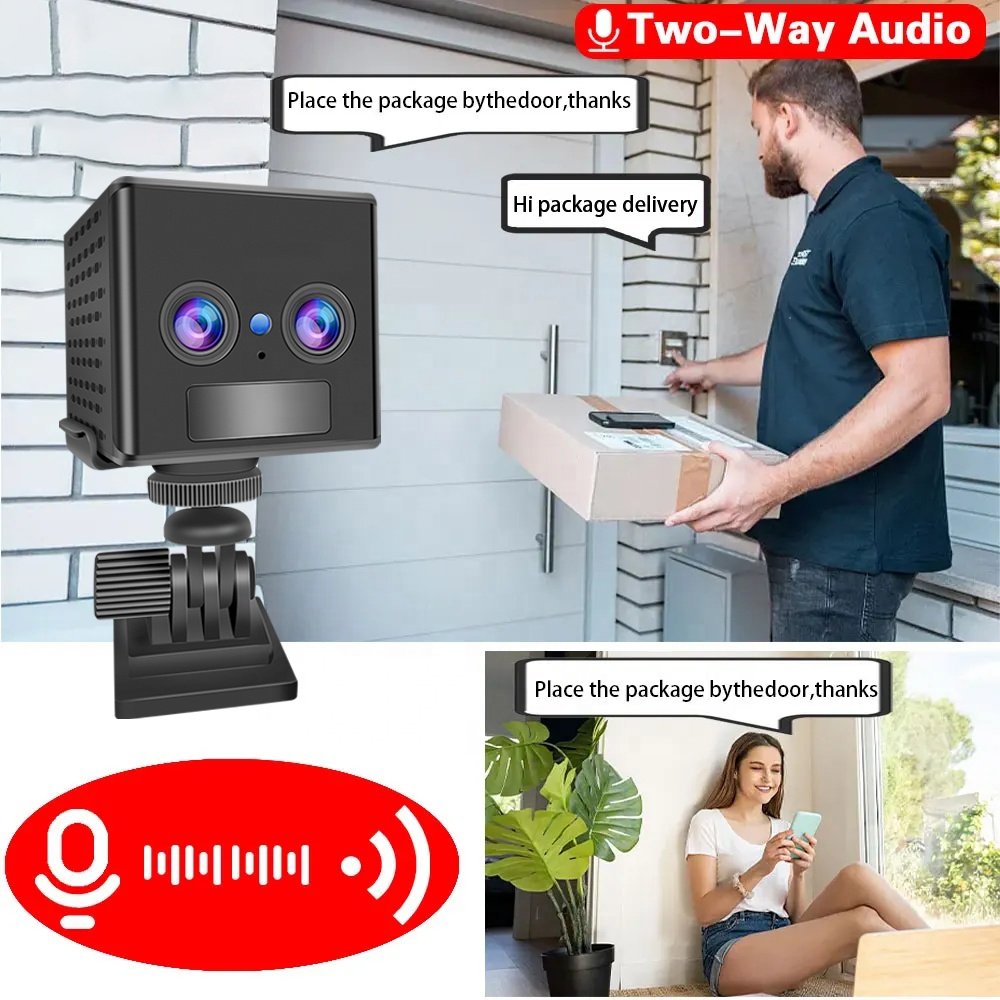 5mp 4G Mini Wireless Camera Built in 3000mah IR Night Vision 6 Zoom PIR Motion Detection Baby Monitor Network Cam OKam app