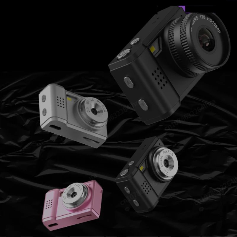 Mini Camera with Screen CMOS Indoor Outdoor 1080p Sports Portable Vintage Very Small Video Recorder keychain