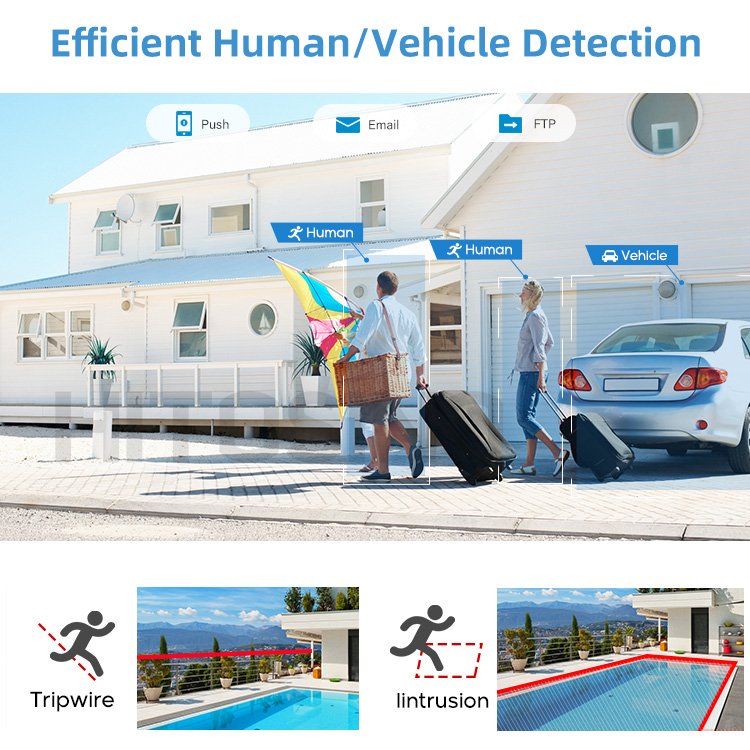 HIK DS-2CD2387G2H-LISU/SL 4MP 8MP Smart Hybrid Dual Light Full Color Two Way Audio Fixed Turret Network Camera