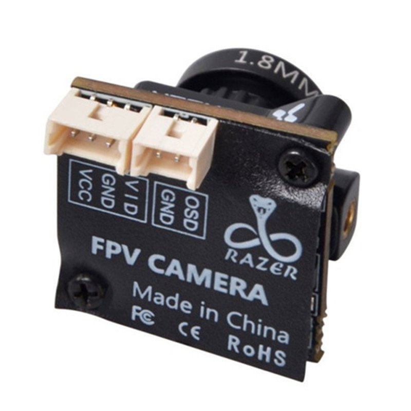 Foxeer Razer Micro 1/3 CMOS 4:3/16:9 1.8mm Lens 1200TVL NTSC/PAL Switchable FPV Camera For RC Drone