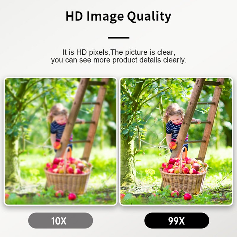 Rscamtom 4K HD 99X zoom network camera color night vision red and blue light alarm cctv security camera