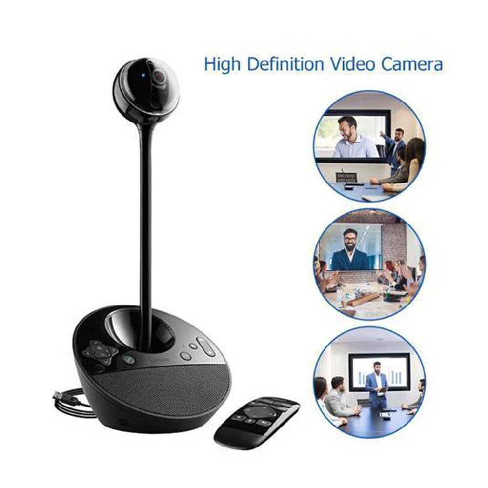 Logitech HD 1080P BCC950 Webcam 1080P Video Conferencing Camera Desktop 1080P Video Chat Streaming Recording Camera