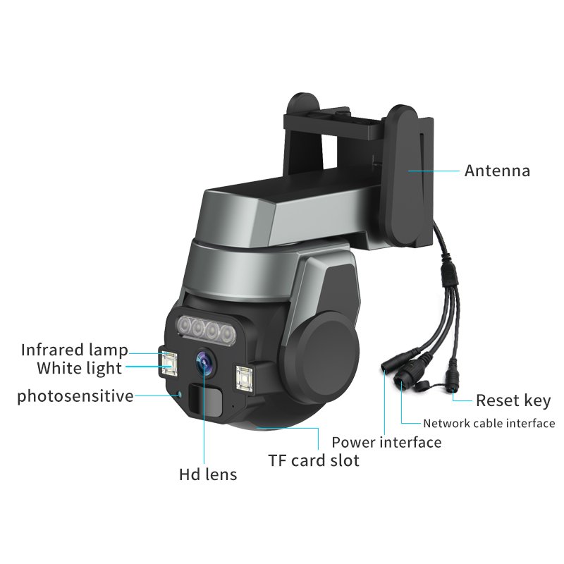 C 2024 A7 1080P PTZ Camera 5MP WiFi Camera Home Security Camera with Night Vision Motion Detection 2-Way Audio 2.4GHZ