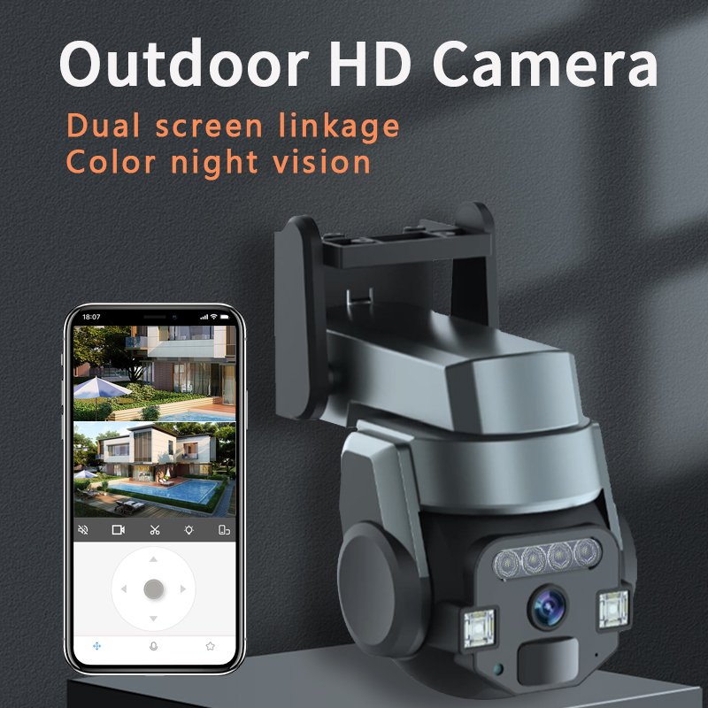 C 2024 A7 1080P PTZ Camera 5MP WiFi Camera Home Security Camera with Night Vision Motion Detection 2-Way Audio 2.4GHZ