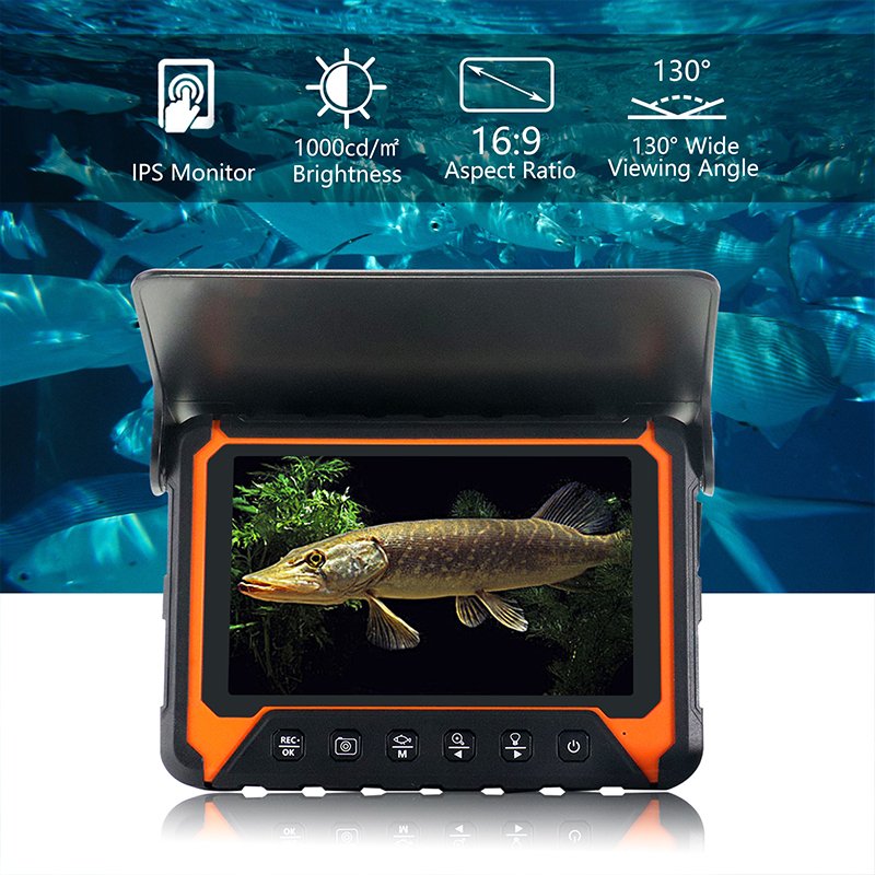 Factory direct sale underwater fishing camera 7 inch ip68 underwater camera with 1000TVL