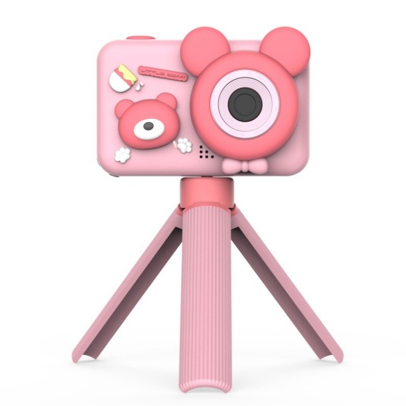 D32 New Detachable Selfie Stick With Handle 2.0 Inch Ips Screen 26m 1080p Cartoon Kid Toy Kids Digital Video Children Camera