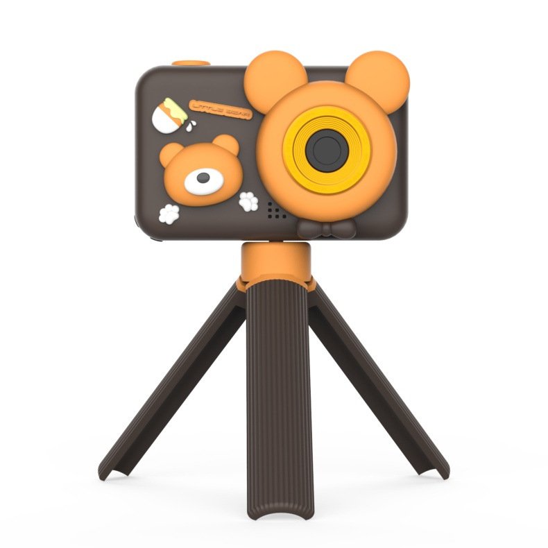 D32 New Detachable Selfie Stick With Handle 2.0 Inch Ips Screen 26m 1080p Cartoon Kid Toy Kids Digital Video Children Camera