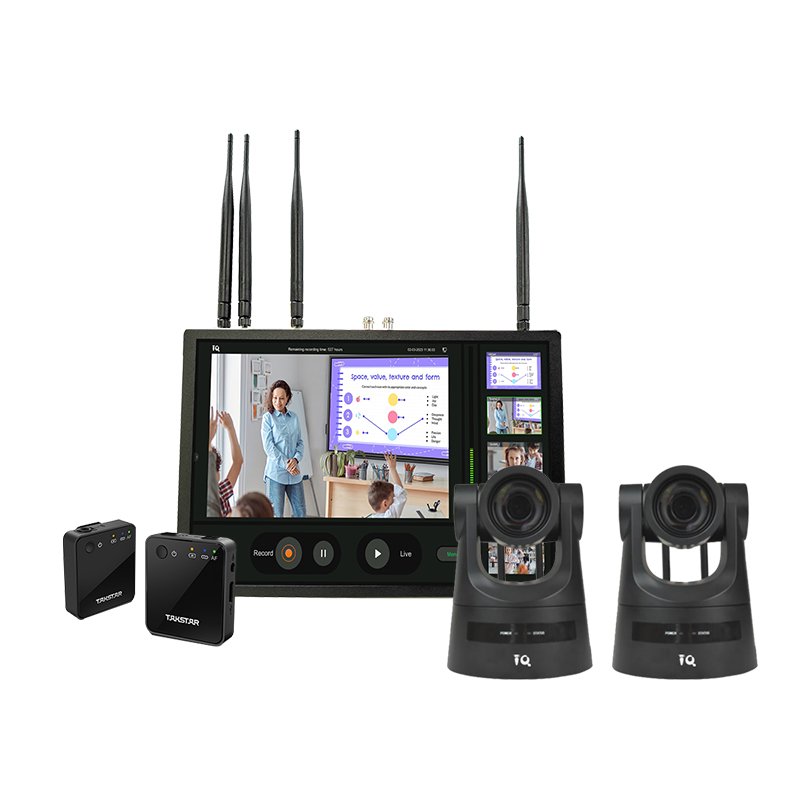 AI Tracking Live Wireless Classroom Lecture Recording System 360 Conference Portable Lecture Capture for Education Solution