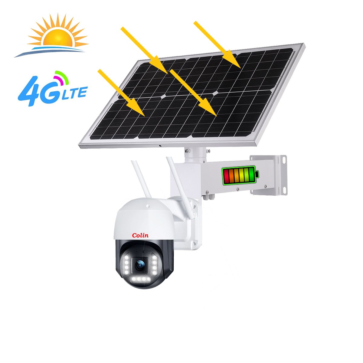 CCTV Camera Solar 4G WiFi solar powered high quality video surveillance Solar CCTV Camera
