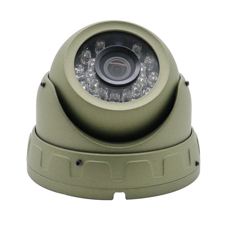 1080p 720p Inside View Waterproof Ip68 Night Vision Network Security Cctv Poe Ip Dome Bus Camera 6Pin Aviation Connector IPC