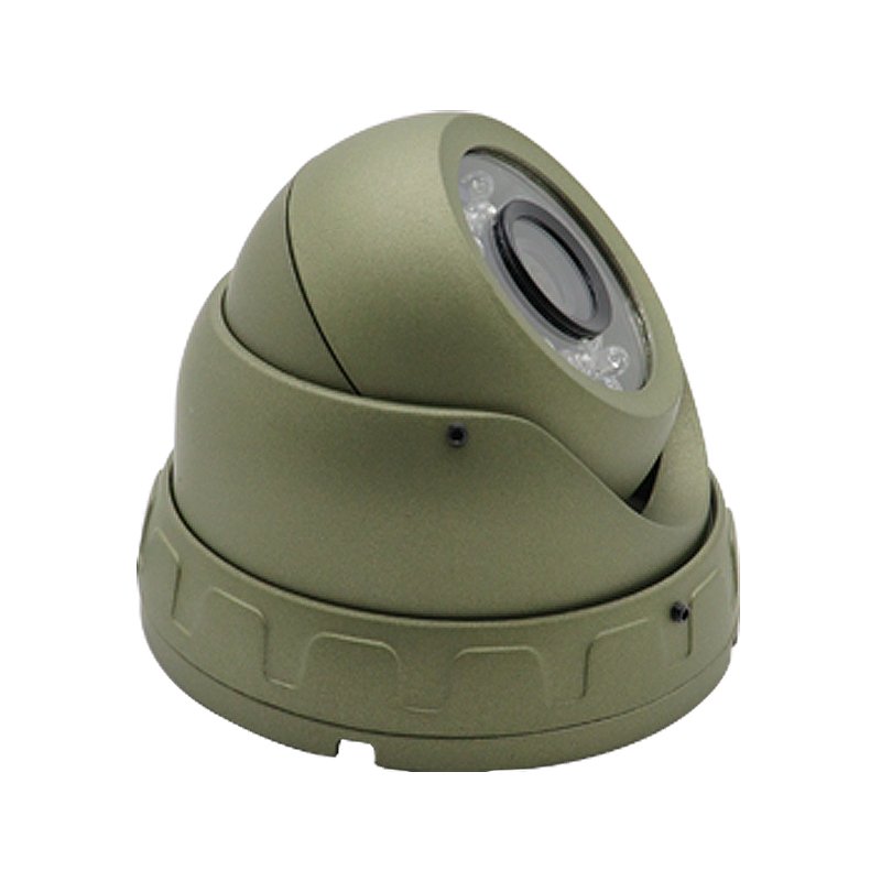 1080p 720p Inside View Waterproof Ip68 Night Vision Network Security Cctv Poe Ip Dome Bus Camera 6Pin Aviation Connector IPC
