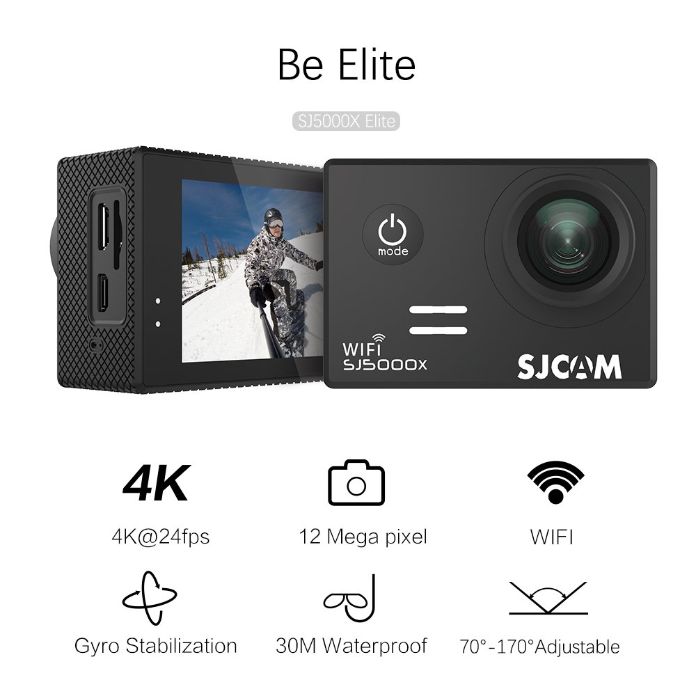 SJ5000X SJCAM he Best Selling Action Camcorder camera HD 1080P 30M water resistant 12MP LCD2.0'' Sports camera