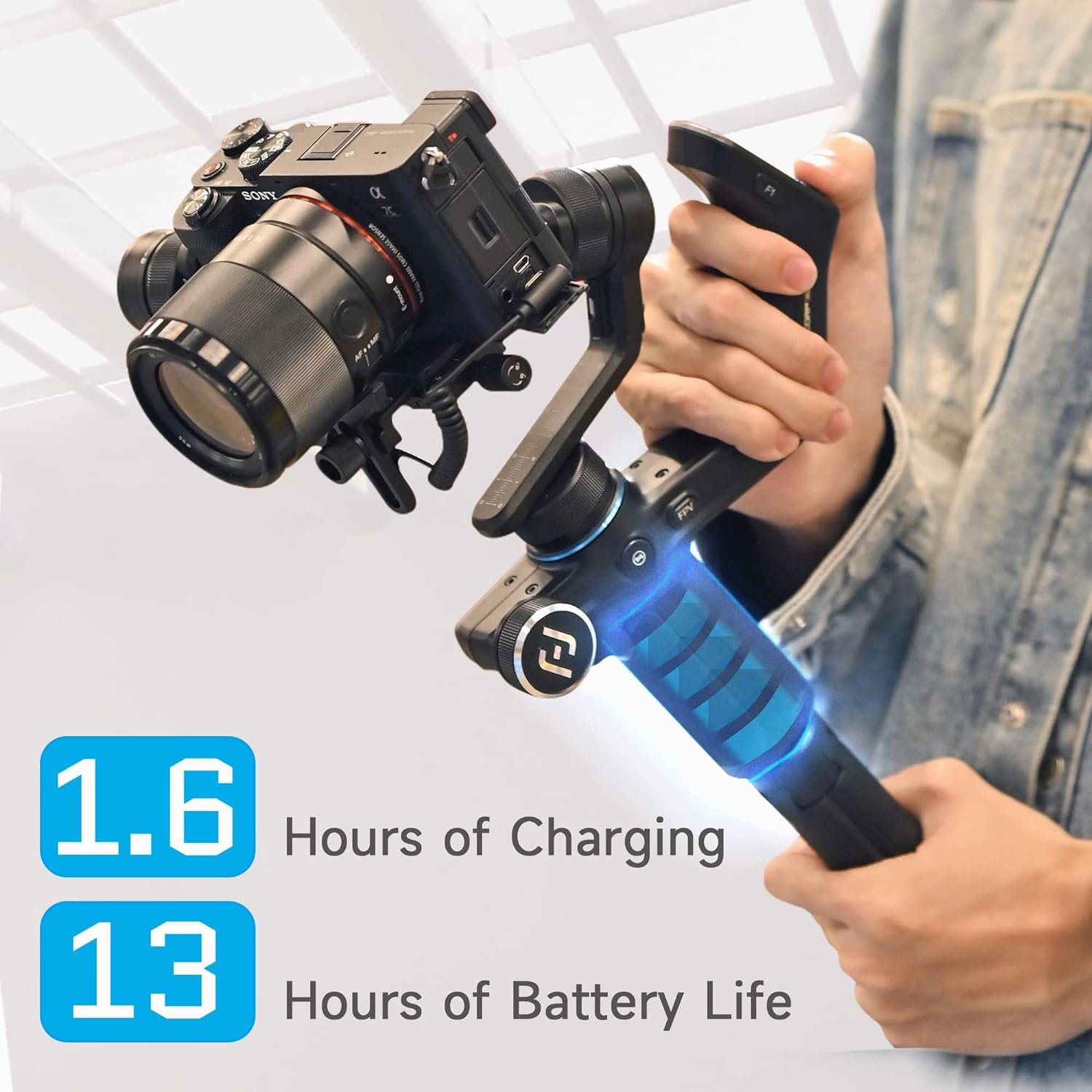 FeiyuTech Scorp Mini 3-Axis All in One Mobile Phone Mirrorless Sport Cameras Gimbal Stabilizer