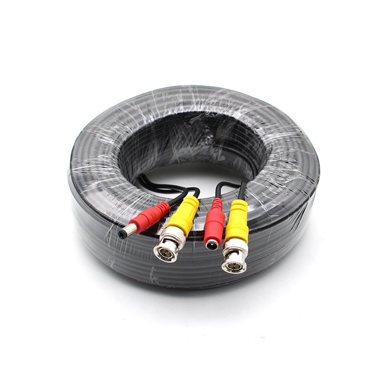 Cantell Cheap analog BNC to DC video camera cable(Not 1080P) AHD CVI TVI 2MP BNC and dc video and power cable for cctv camera