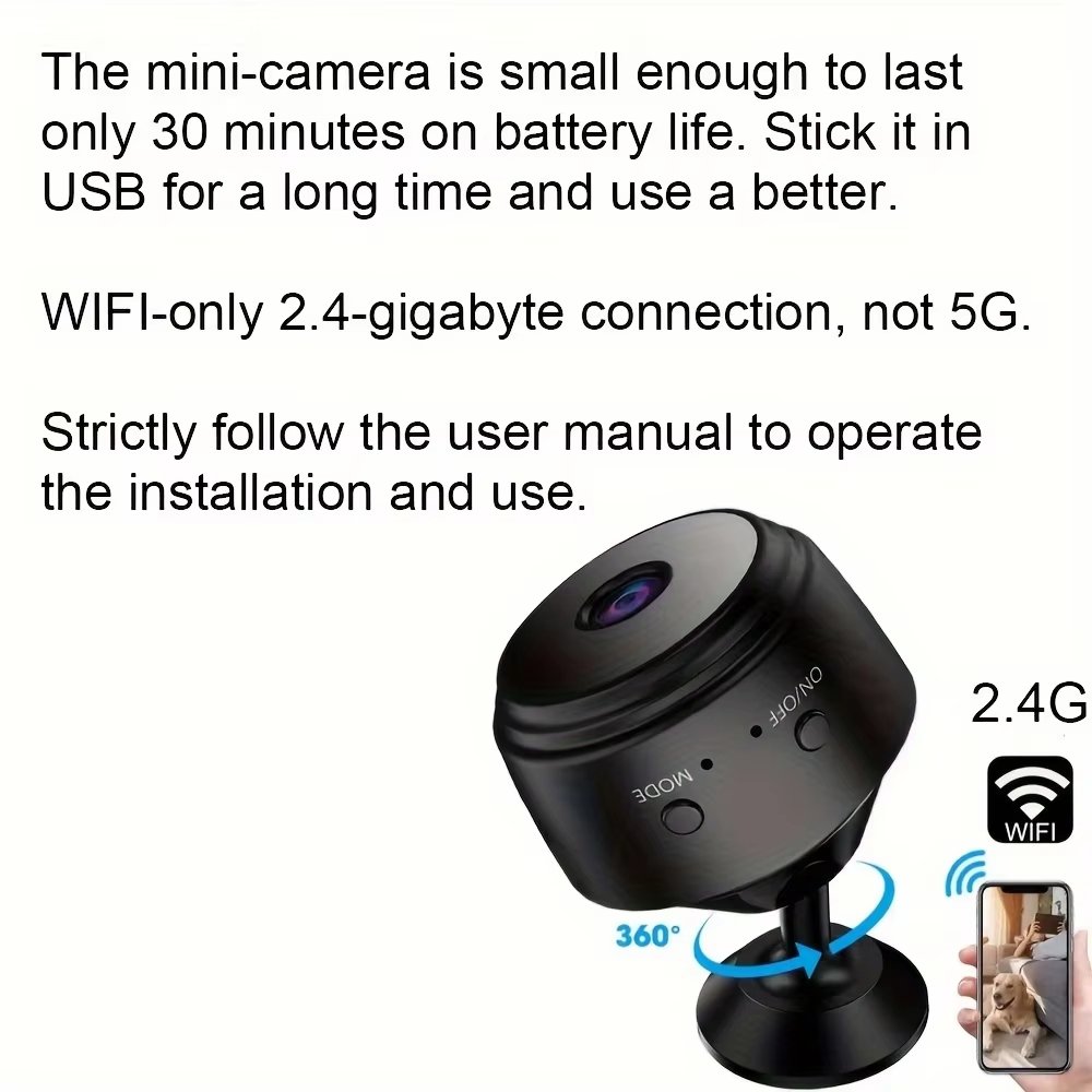 A9 Wifi Smart Mini Wifi Camera Support TF Card App Control Video Cameras A9 Mini Camera