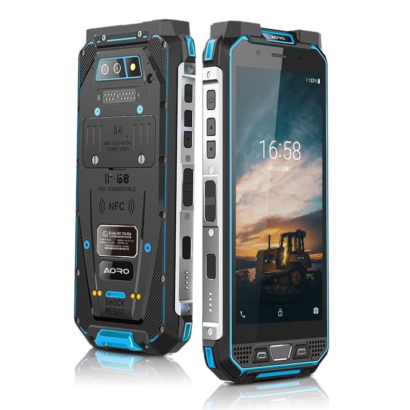 AORO M5 shenzhen walkie talkie portable tlphone dmr phone supplier mobile phone with rfid rugged phone