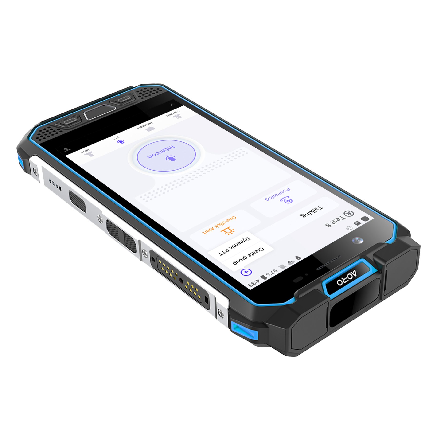 AORO M5 shenzhen walkie talkie portable tlphone dmr phone supplier mobile phone with rfid rugged phone