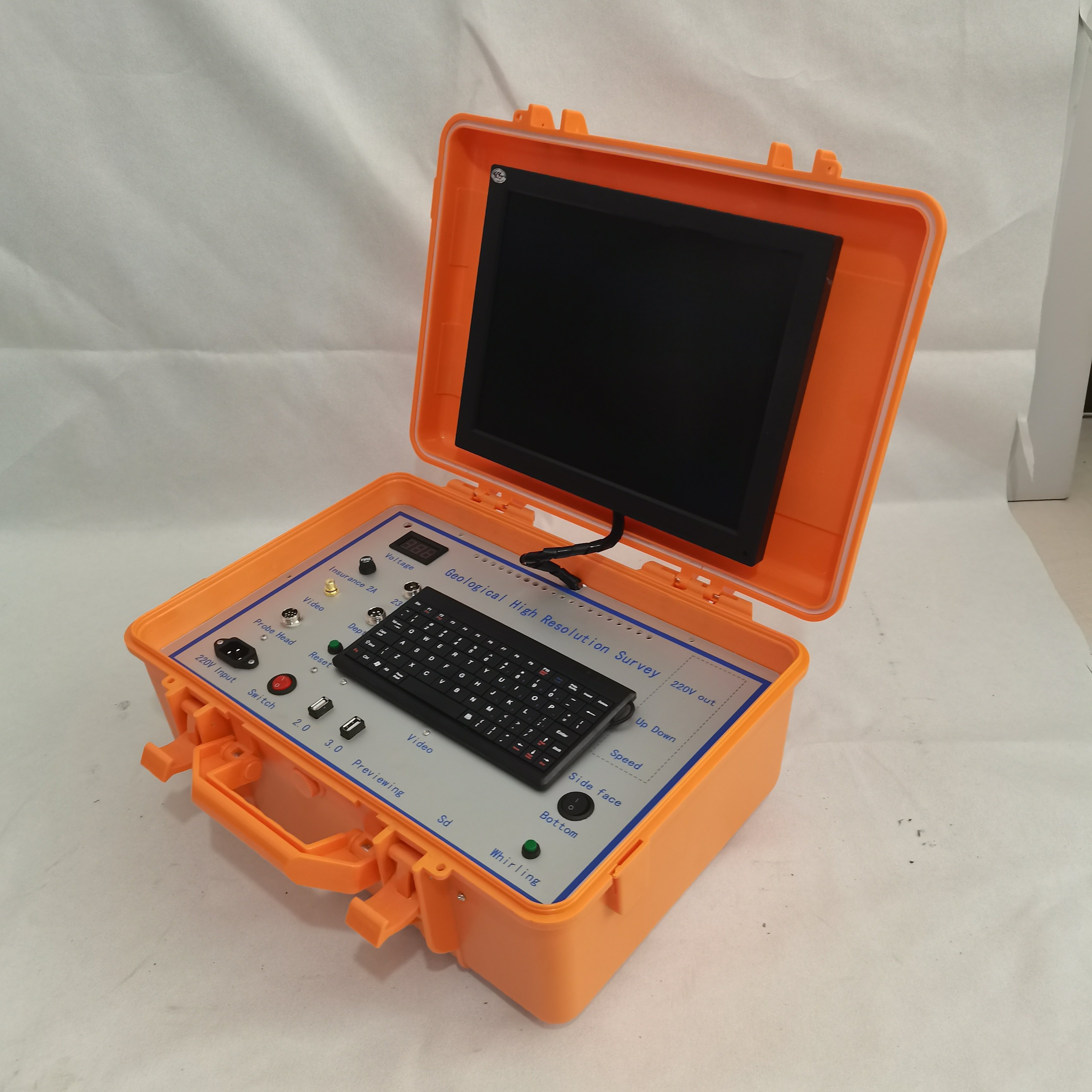 Hot Selling 360 Degree Rotary Borewell HD Analog Camera 200m down Hole Inspection Sensor for Machine Use