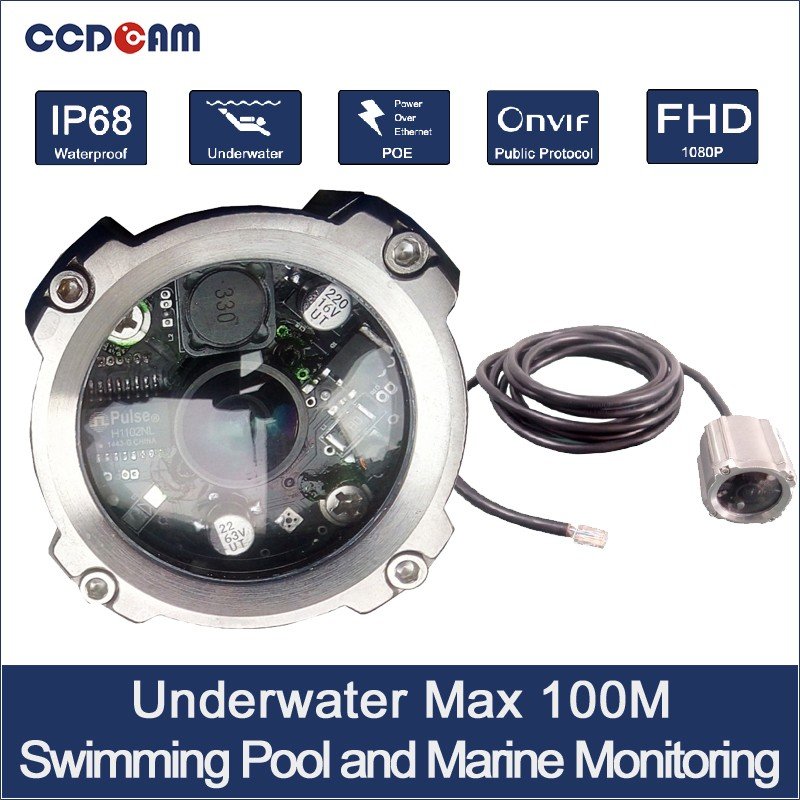 Marine P2P underwater network camera CCTV security system
