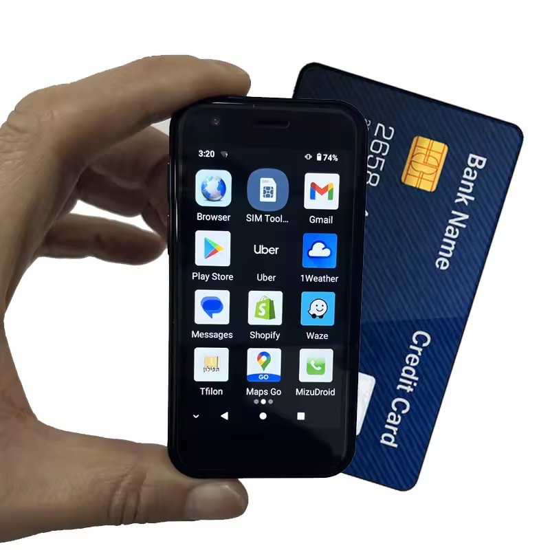 Mini LTE 4GB+128GB 4Inch Display Quad Core Android 10 Original 5MP Camera Dual SIM Small Phone SO YES XS16 4G Phone Smartphone