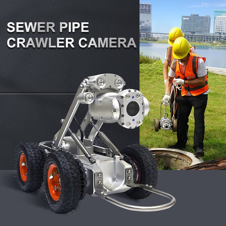 GT108 Series Industrial Pipe Underground Pipeline Inspection Device CCTV Sewer Pipe Crawler Robot Camera In Stock
