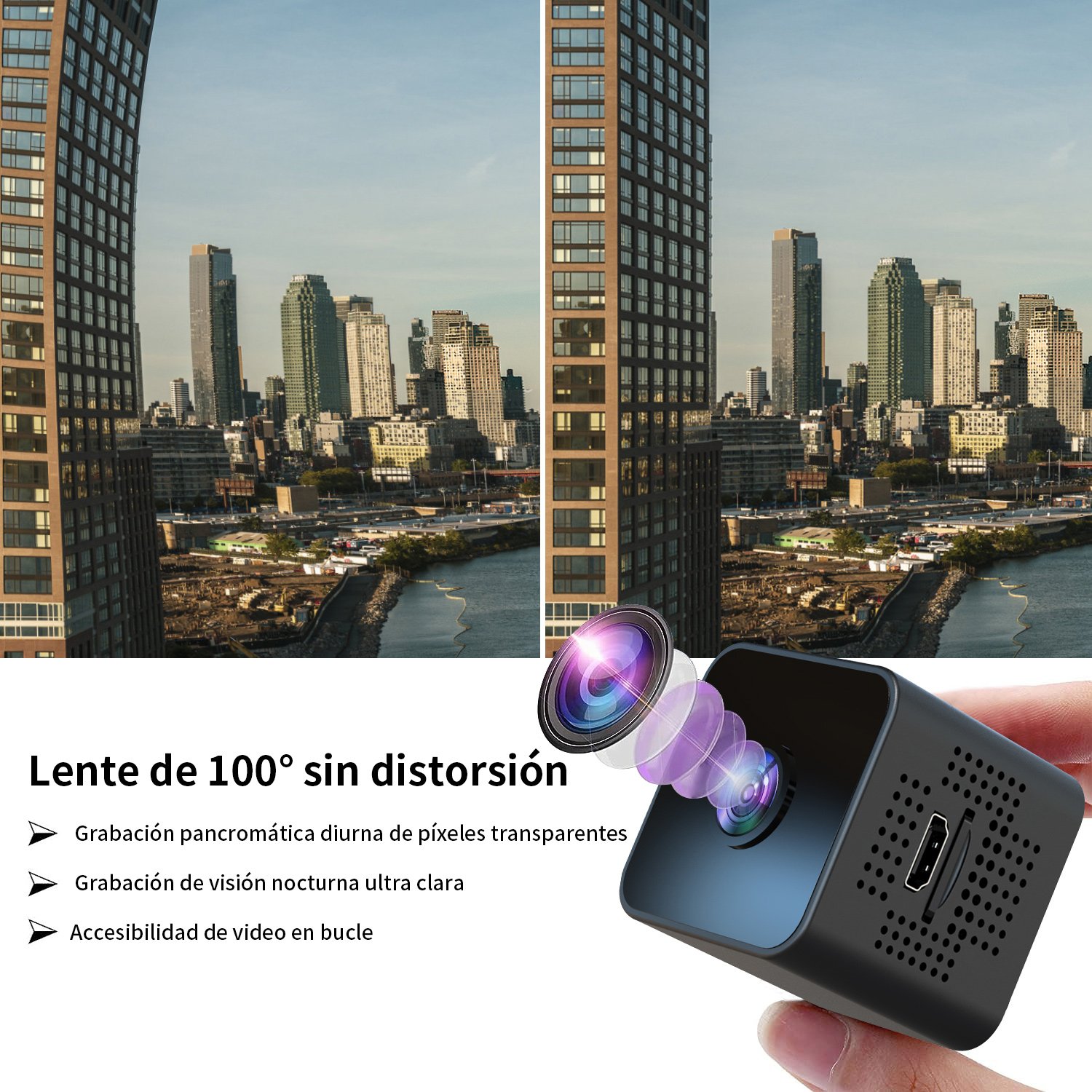 X1 Mini Wifi camera 2 million HD night vision remote control infrared monitoring security Mini camera Wireless 1080p camera