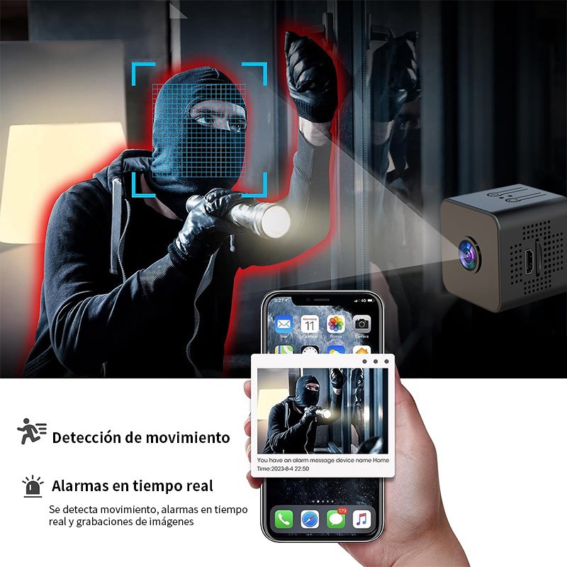 X1 Mini Wifi camera 2 million HD night vision remote control infrared monitoring security Mini camera Wireless 1080p camera