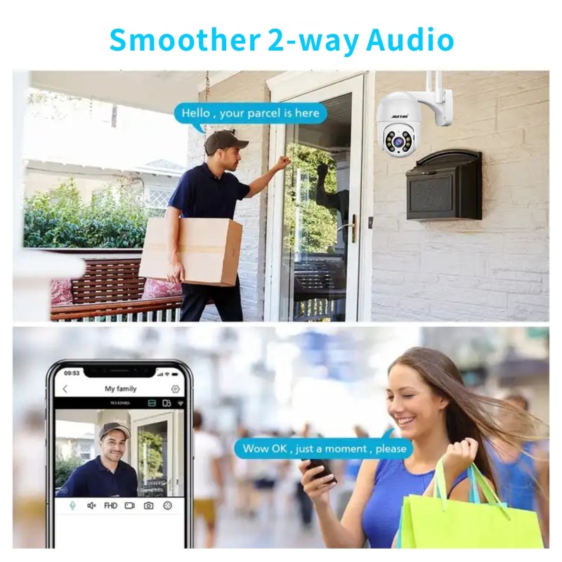 Full HD 1080P PTZ Wifi IP Camera Surveillance Outdoor Colorful Night Wireless Speed Dome Security IP CCTV Camera