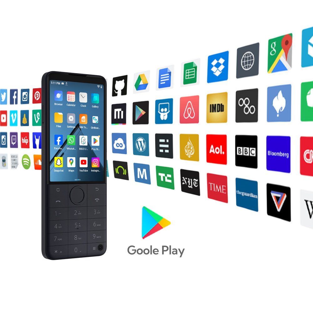 duoqin F22 PRO Android 12 touchscreen button 4GB+64GB smartphone multi-language support for Google Store F22PRO