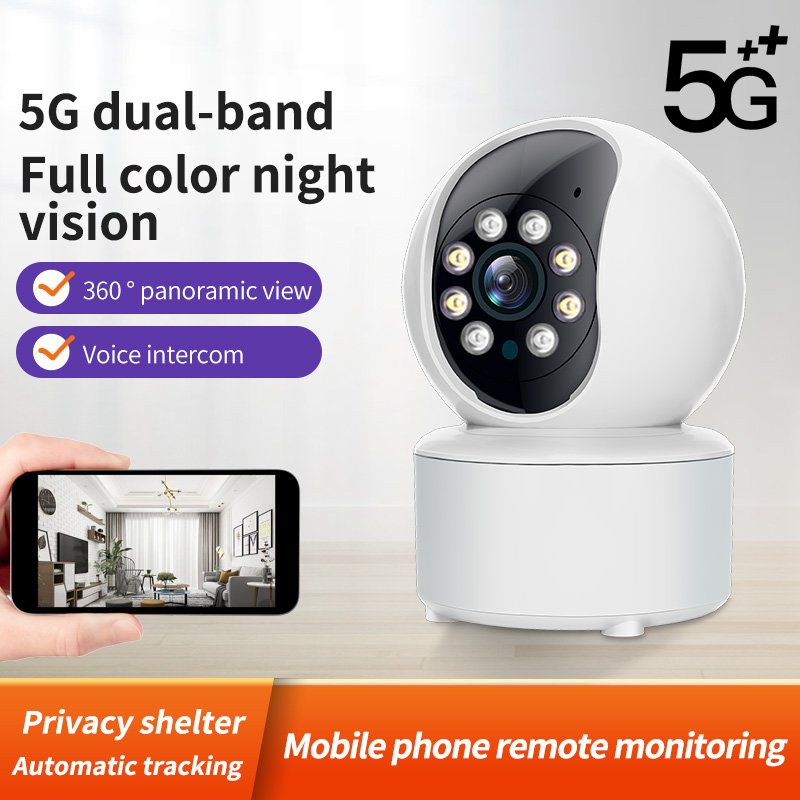 Cheap High Quality 1080P 5G Home WIFI security camera HD network system Night vision low power network camera