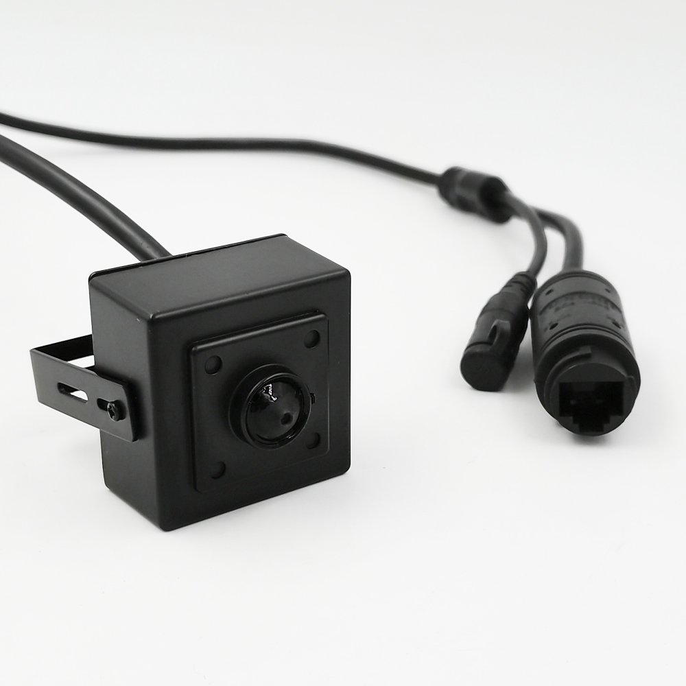 FansuTi 5MP PoE IP Camera One way Audio with Built-in Mic ATM Pinhole 3.7mm lens Mini PoE camera