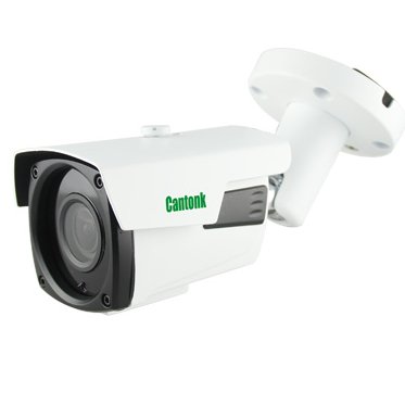 Cantonk HD Analog 4k Lite Metal & Weatherproof IR Camera Bullet Coaxial Camera with 2.8-12mm Manual Zoom Lens