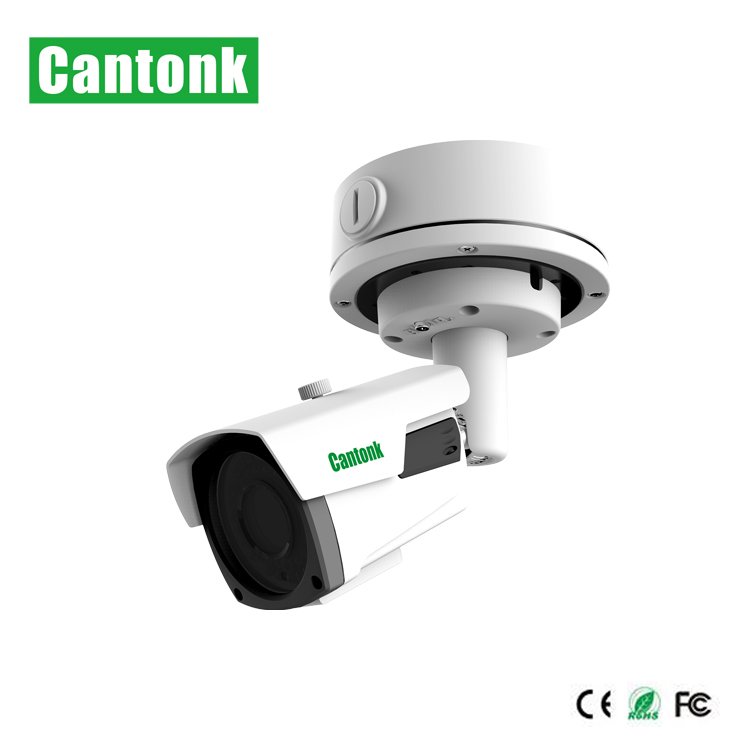Cantonk HD Analog 4k Lite Metal & Weatherproof IR Camera Bullet Coaxial Camera with 2.8-12mm Manual Zoom Lens