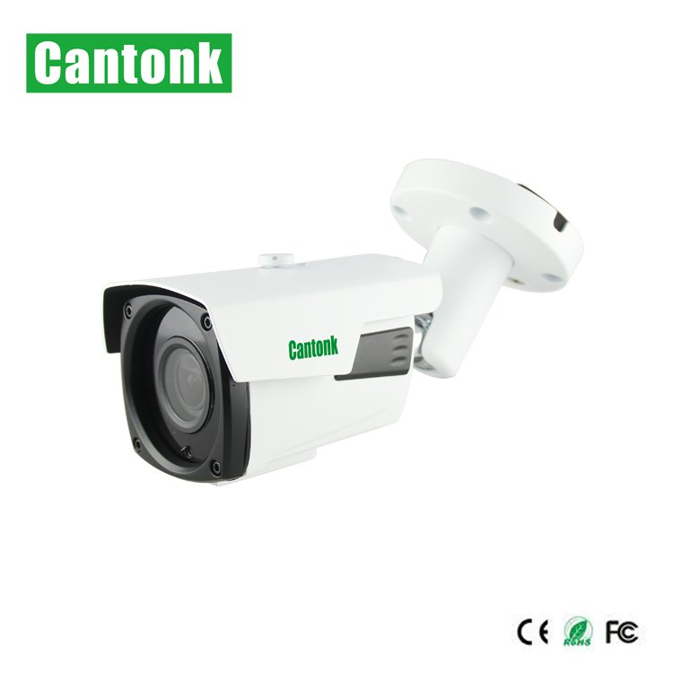 Cantonk HD Analog 4k Lite Metal & Weatherproof IR Camera Bullet Coaxial Camera with 2.8-12mm Manual Zoom Lens