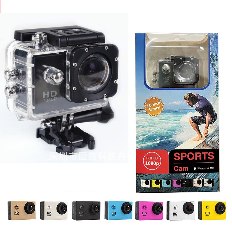 Ready to Ship 4K 30FPS ultra HD DV 30m waterproof 1080P sport camera video cameras mini portable digital wifi go pro camera