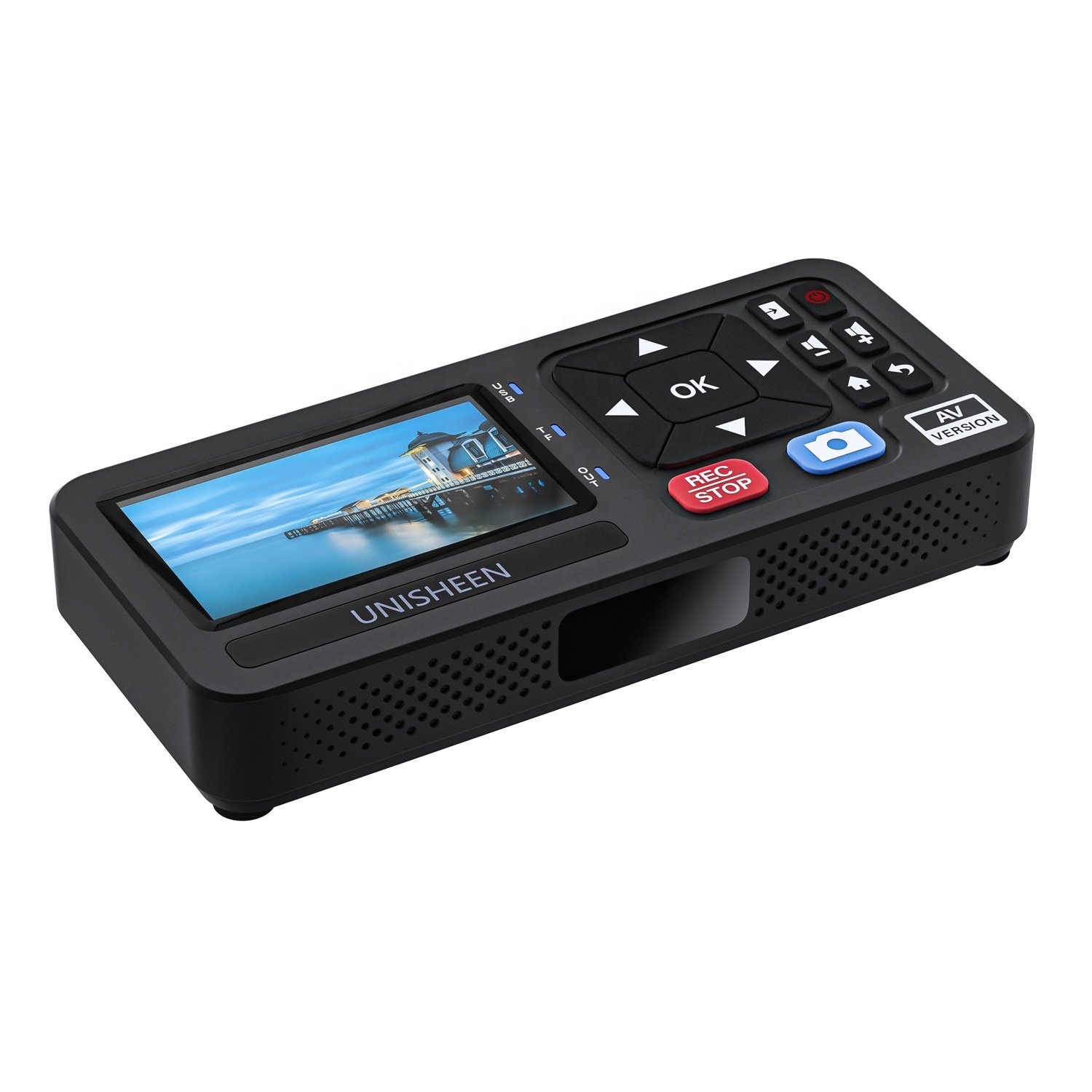Unisheen UR230A Mini Size StandAlone Endoscope Switchable Video Recorder S-Video RCA Camera Capture Box VHS Recorder