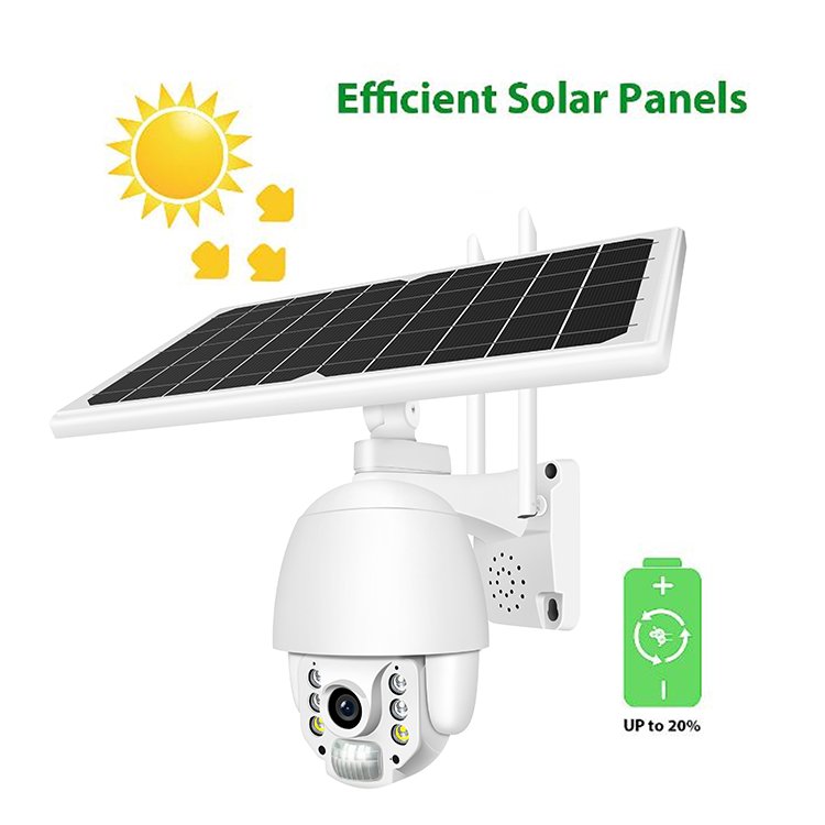 Top Sellers Smart IP Wifi CCTV Network Camera Wireless Solar Home Security with Motion Detection Face Detection & Reset Function
