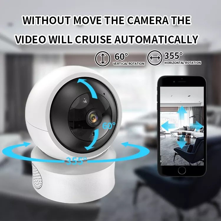 Indoor 2MP Suniseepro Security Smart Home Two Way Audio Day Auto Tracking Wireless Baby Monitor Night Vision Wifi Camera