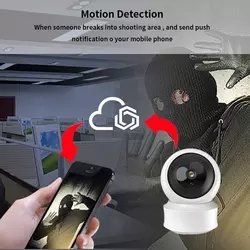 Indoor 2MP Suniseepro Security Smart Home Two Way Audio Day Auto Tracking Wireless Baby Monitor Night Vision Wifi Camera
