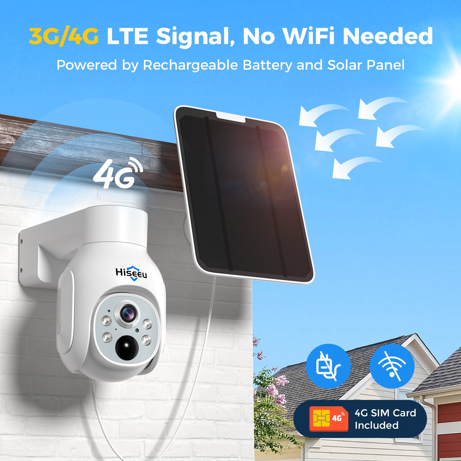 With High Quality Custom 4G CCtv IP camera PTZ Solar Outdoor mini camera