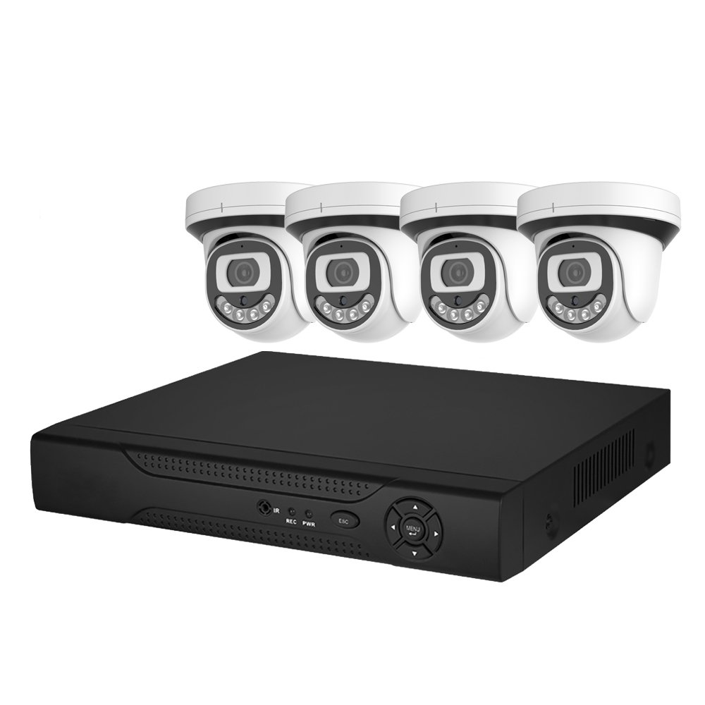 FansuTi Cctv Camera Kit 4ch Full HD Outdoor Waterproof Camera DVR Kit Combo Home Security CCTV System