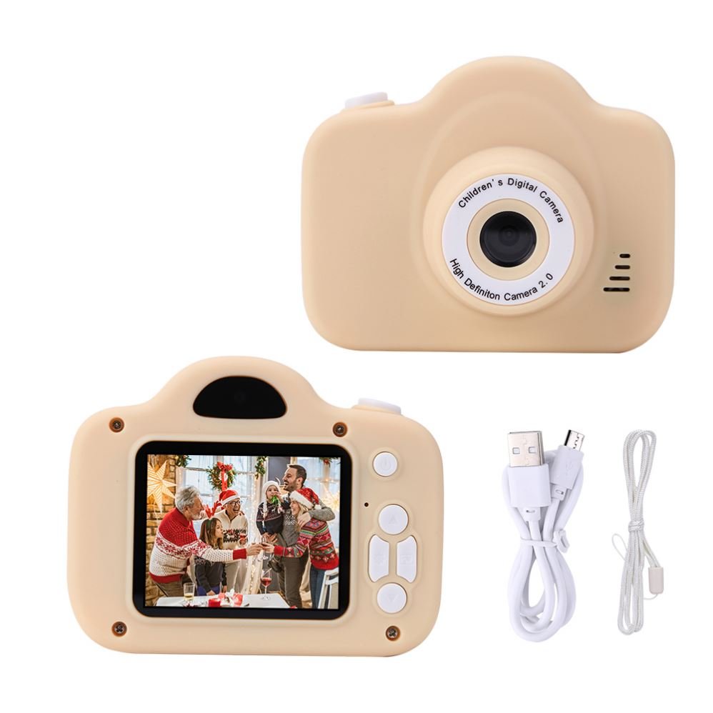 Mini Toddler Camera Multifunctional Child Selfie Camera Toy Portable Digital Camcorder Toy USB Charging for Children Party Gifts