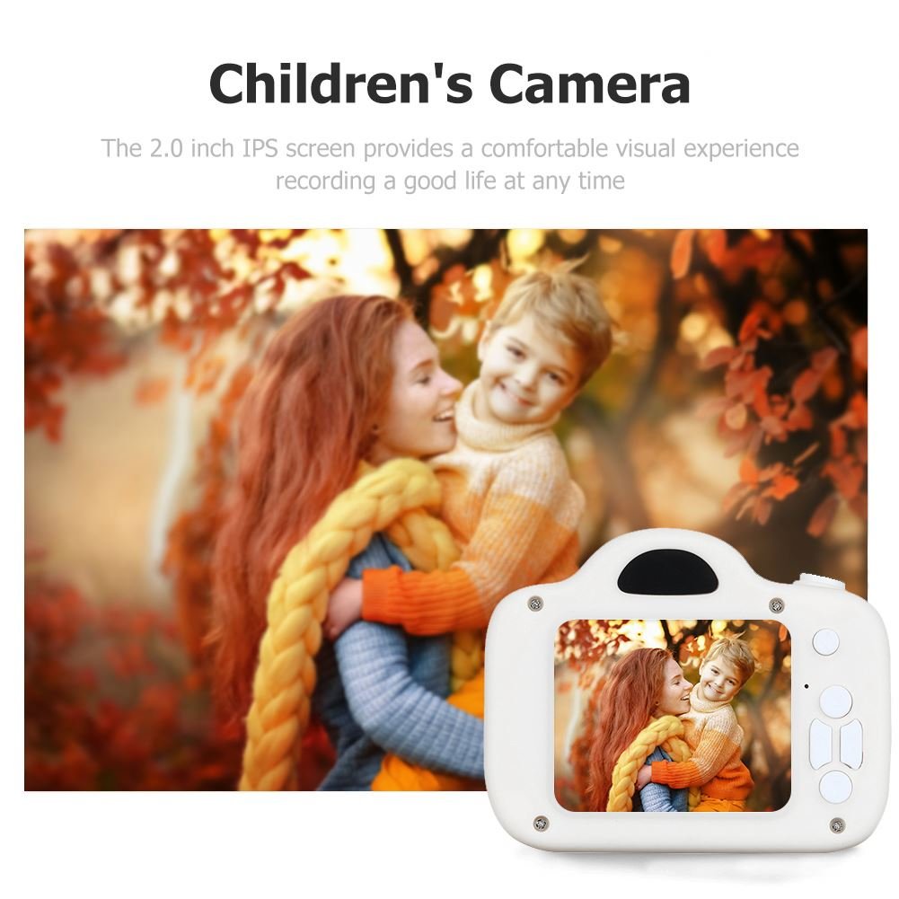 Mini Toddler Camera Multifunctional Child Selfie Camera Toy Portable Digital Camcorder Toy USB Charging for Children Party Gifts