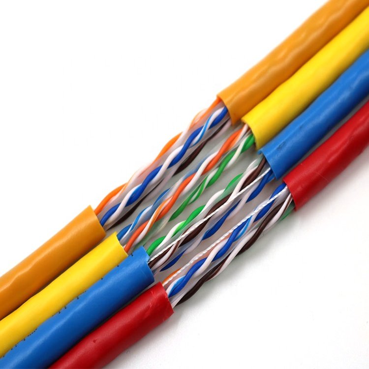 Good Quality Lan Ethernet Network Cable CCTV Cabliing CMG CMX Gaming POE Cameras CAT5E For Gigabit Manufactured In China