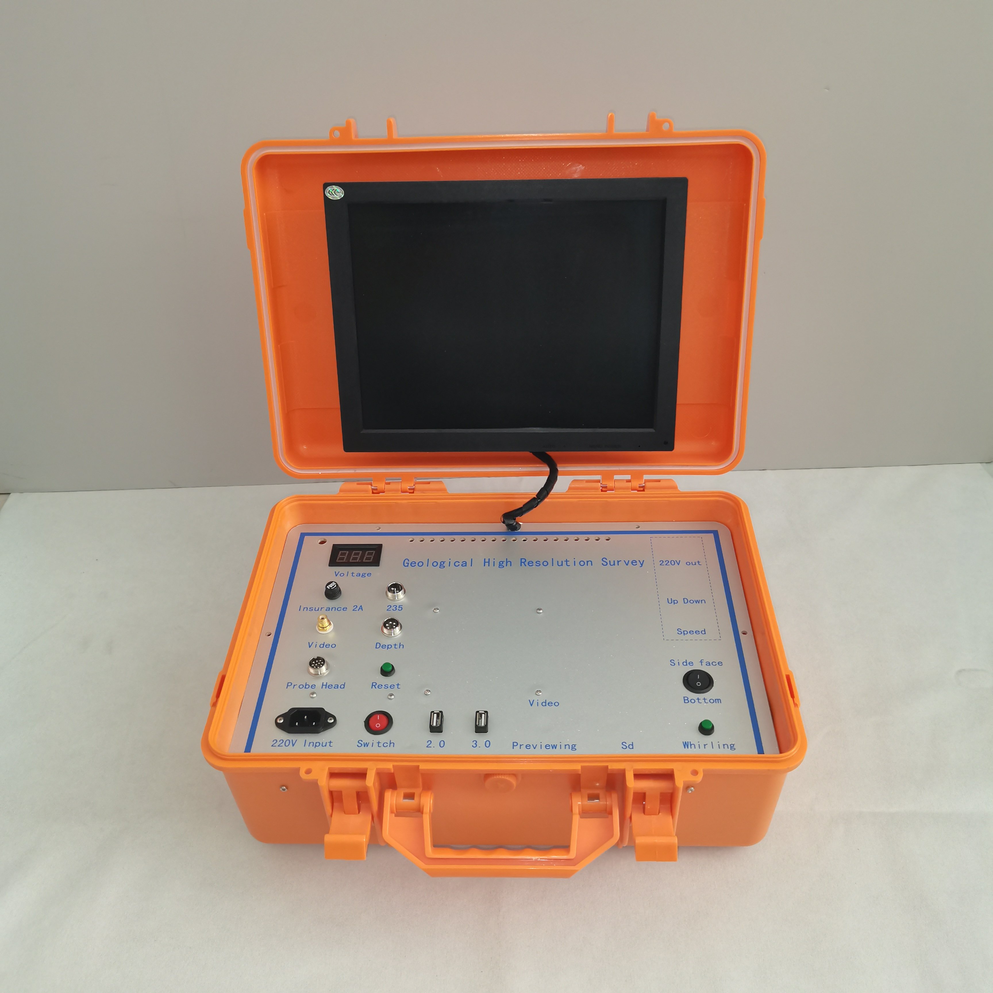 Hot Selling 360 Degree Rotary Borewell HD Analog Camera 500m down Hole Inspection Sensor