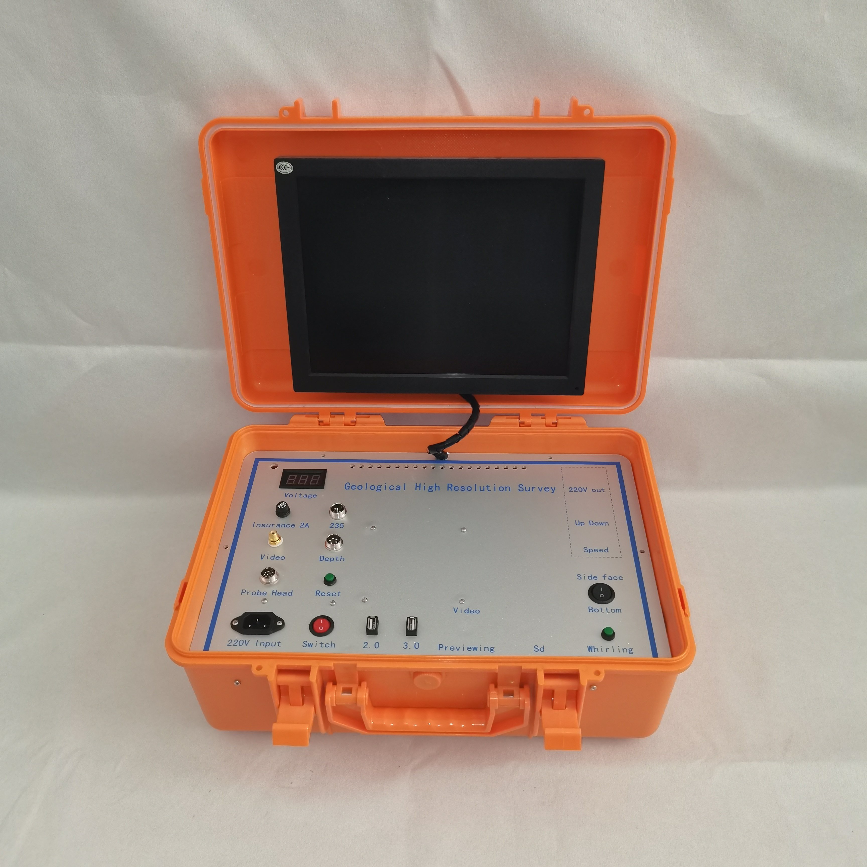Hot Selling 360 Degree Rotary Borewell HD Analog Camera 500m down Hole Inspection Sensor