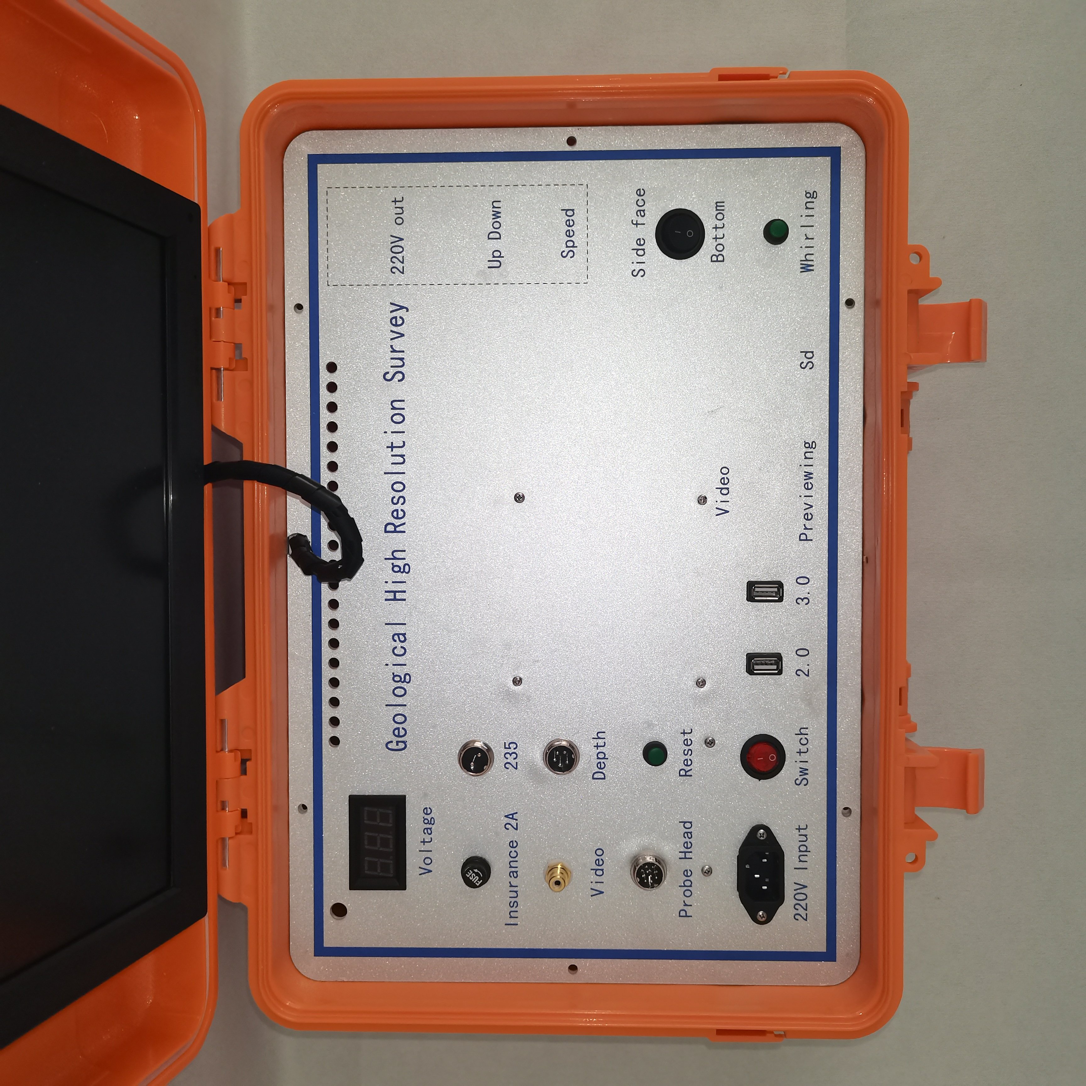 Hot Selling 360 Degree Rotary Borewell HD Analog Camera 500m down Hole Inspection Sensor