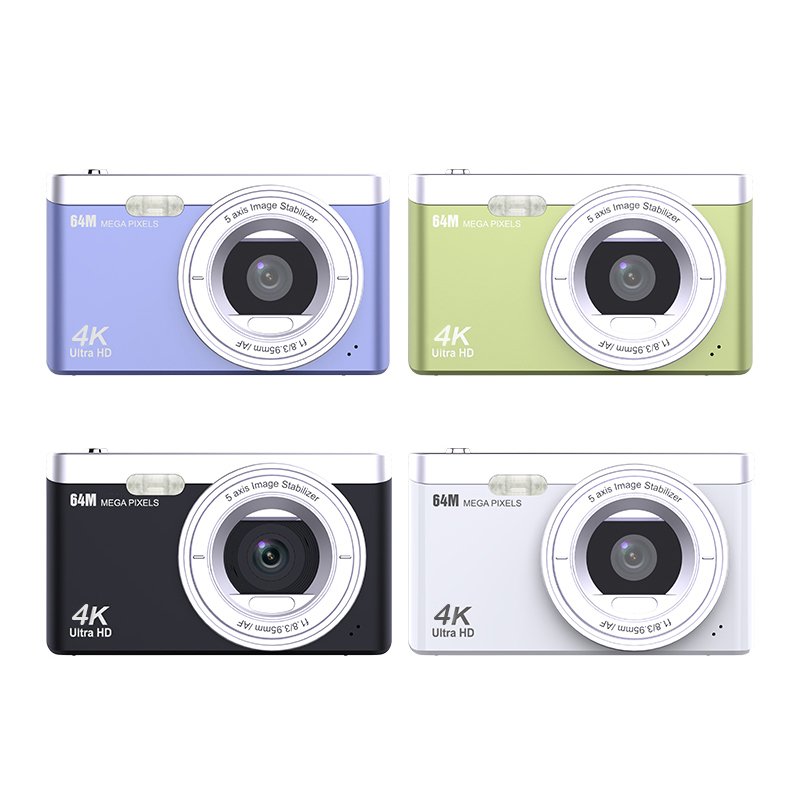 5K Vlogging Video Camera 2.8inch HD Screen Mini Digital Camera Professional 16X Digital Zoom Selfie Camera